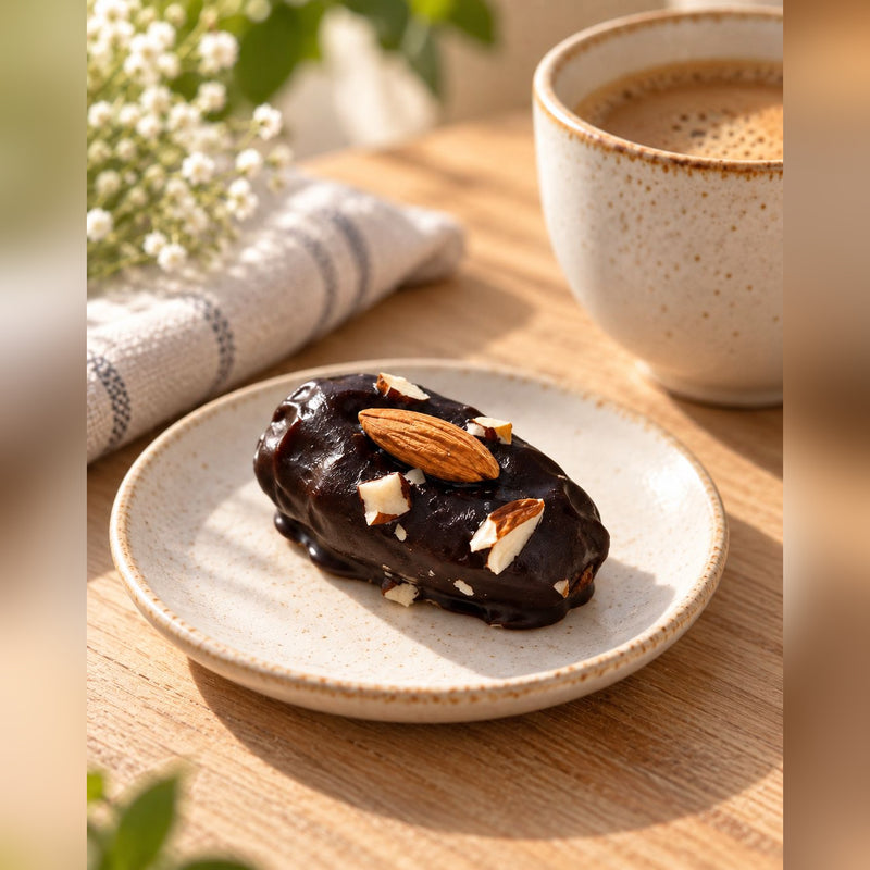 Dark Chocolate Almond Dates
