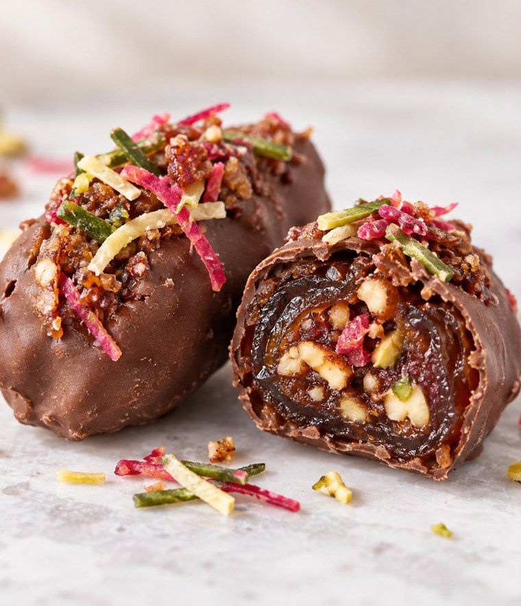 Paan-tastic, a chocolate coated stuffed date