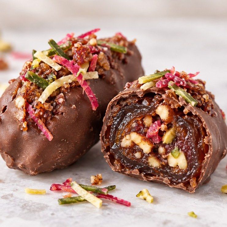 Paan-tastic chocolate stuffed date