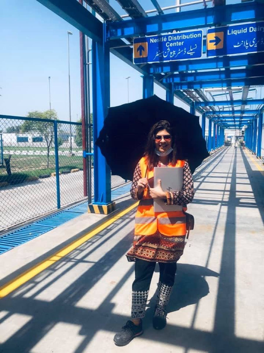 Fatima, whose background is in supply chain and operations