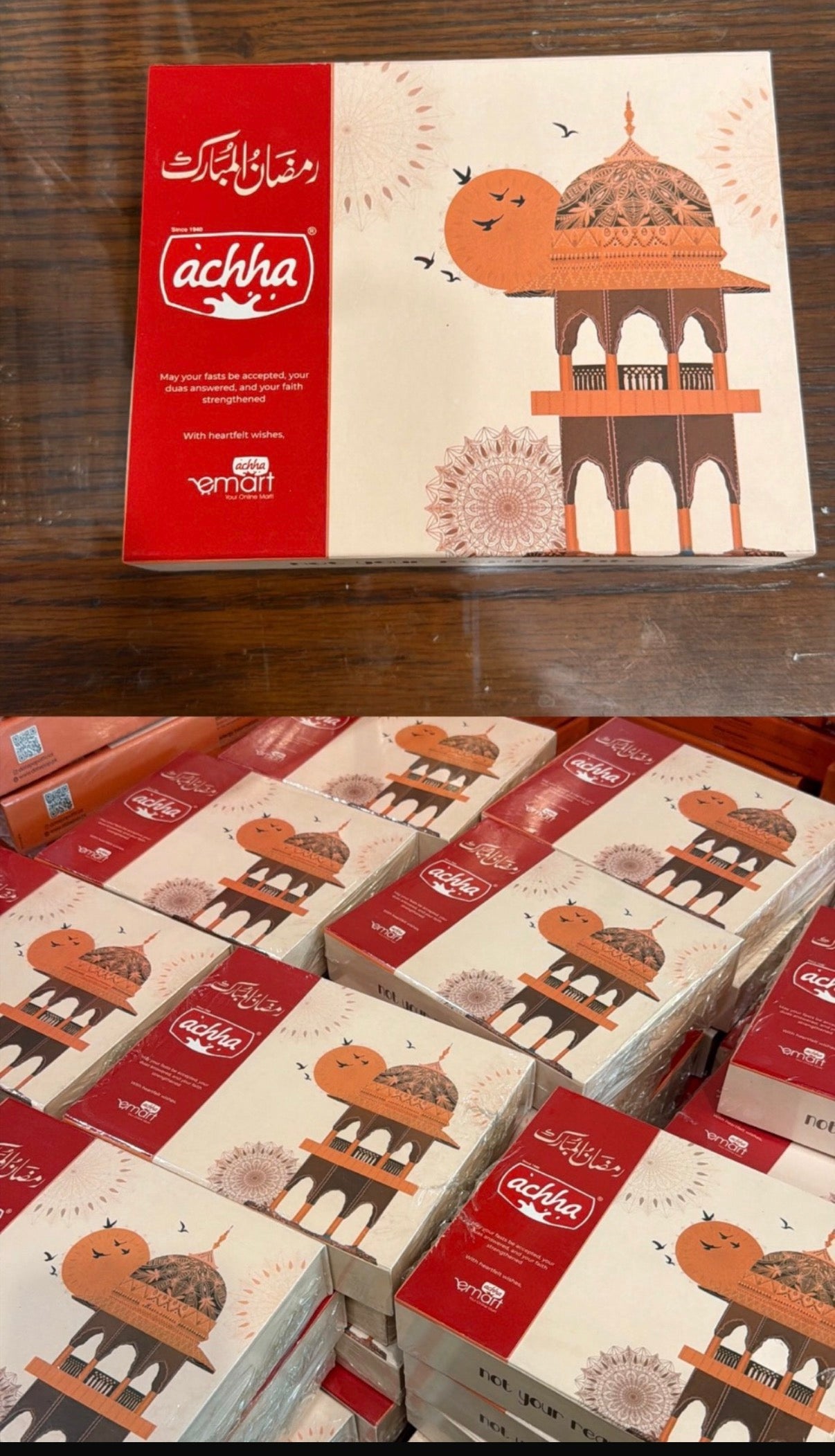 Custom branded Date Pop gift boxes