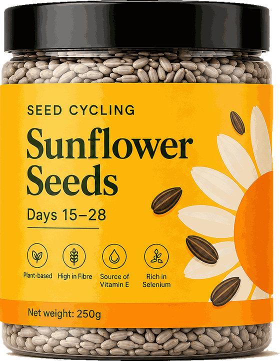 Sunflower seeds jar